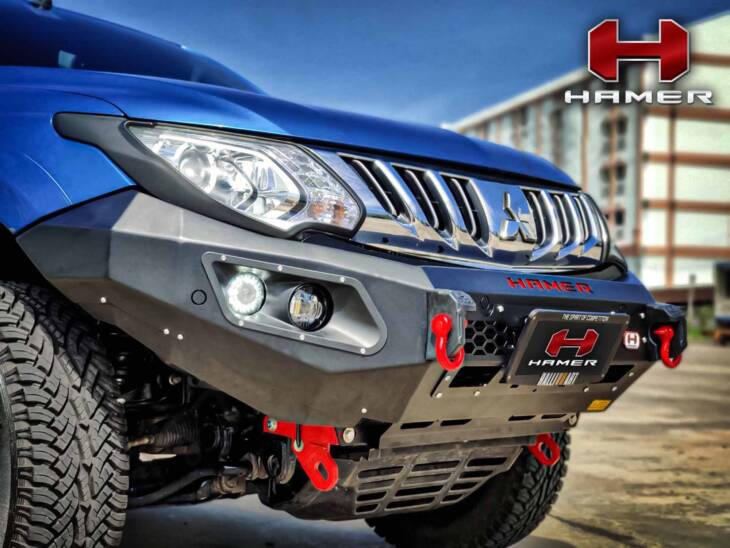 Hamer King series bull bar for Mitsubishi Triton MQ (2015 -2018) - Image 15