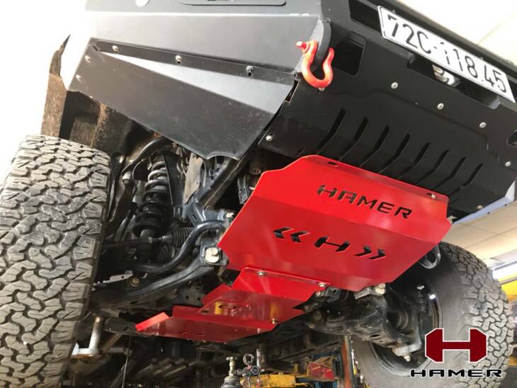 Hamer 3 Piece under protection plate for Ford Ranger PX2, PX3 (2015 – 2022)