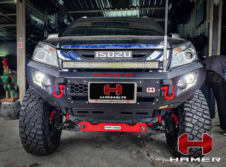 Hamer King series bull bar for Isuzu MU-X (2012 – 2016)