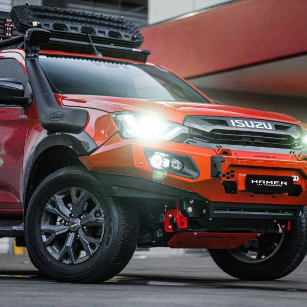 Hamer King series bull bar for Isuzu D-Max ( 2021 – 2024 )