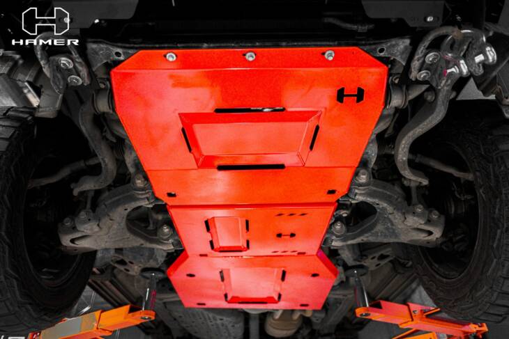 Hamer 3 Piece under protection plate for Toyota Landcruiser 200 Series (2015 – 2021)