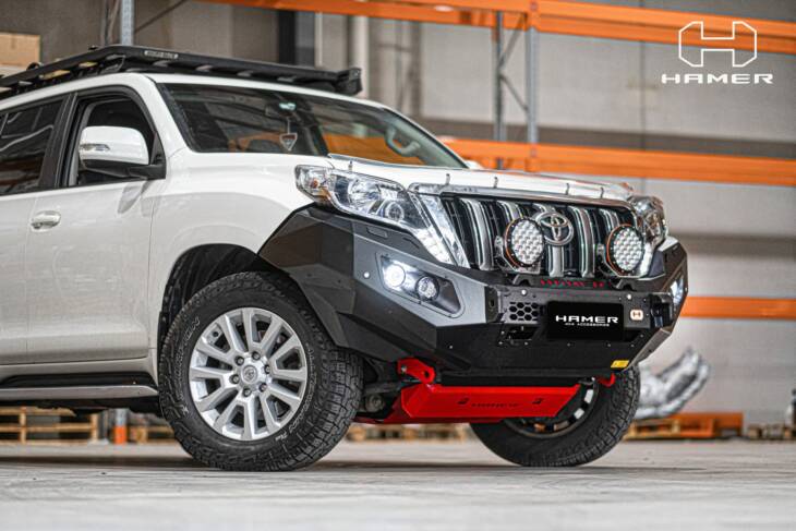 Hamer King series bull bar for Toyota Landcruiser Prado 150 Series (2013 – 2017)