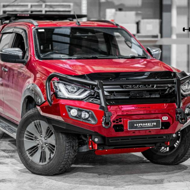 Hamer King series Plus bull bar for Isuzu D-Max ( 2021 – 2024 )