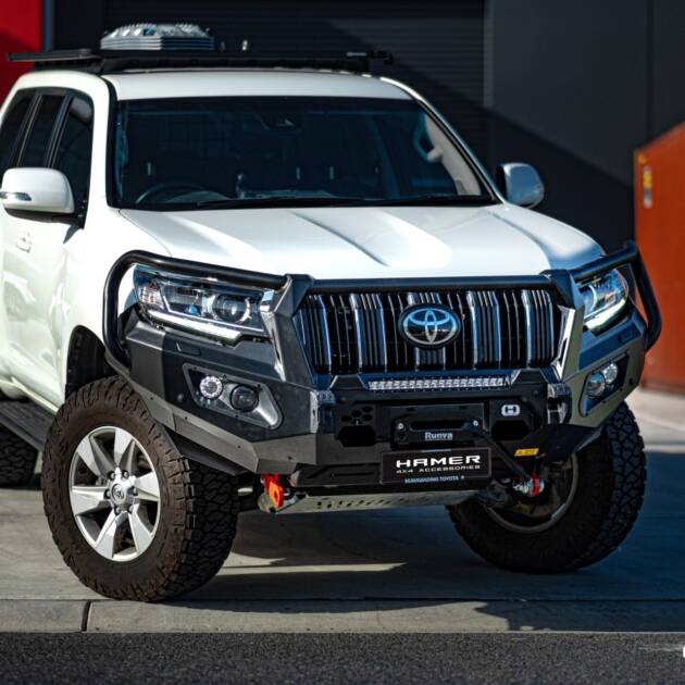 Hamer King series plus bull bar for Toyota Landcruiser Prado 150 Series (2018 – Present)