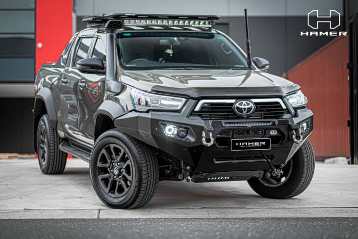 Hamer King series bull bar for Toyota Hilux Rogue (2022 – Present)