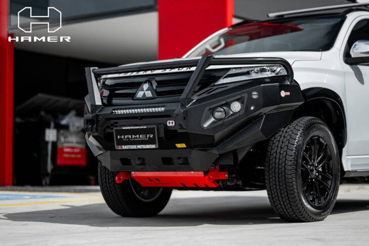 Hamer King series Plus bull bar for Mitsubishi Pajero Sport QF ( 2020 – Present )