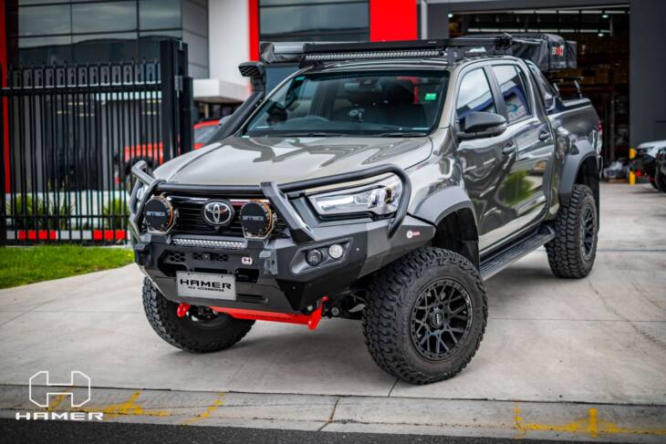 Hamer King series plus bull bar for Toyota Hilux Rogue (2022 – Present)