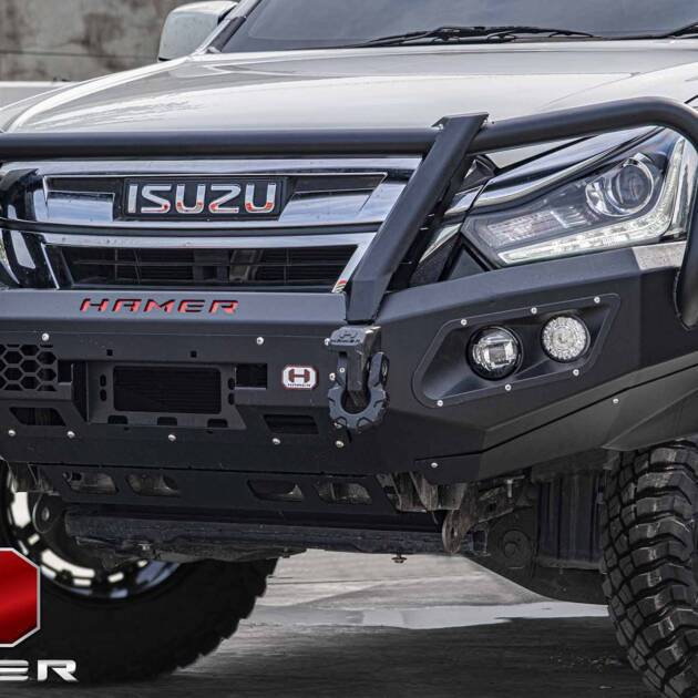 Hamer King series Plus bull bar for Isuzu MU-X ( 2016 – 2020 )