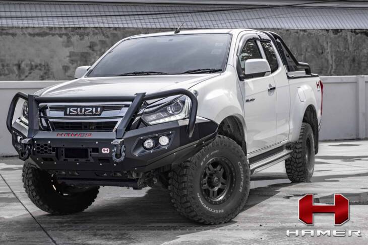 Hamer King series Plus bull bar for Isuzu D-Max ( 2016 – 2020 )