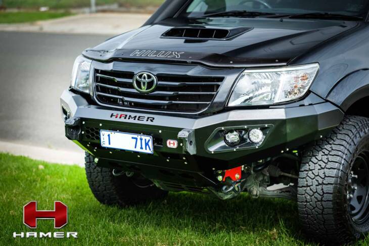 Hamer King series bull bar for Toyota Hilux (2011 – 2015)