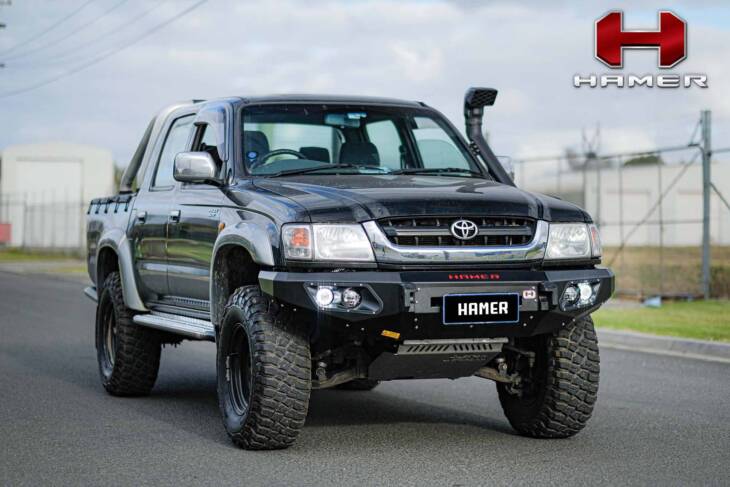 Hamer King series bull bar for Toyota Hilux (1997 – 2005)