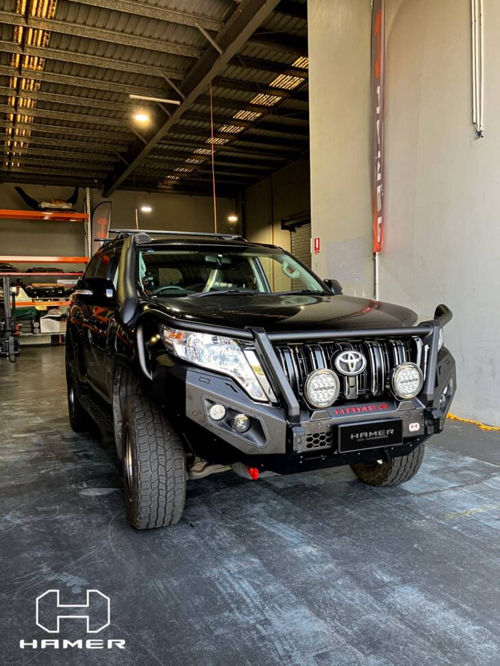 Hamer King series plus bull bar for Toyota Landcruiser Prado 150 Series (2013 – 2017)