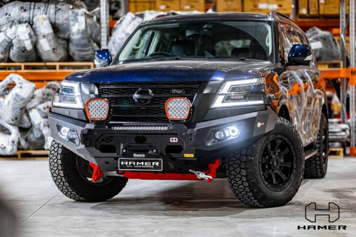 Hamer King series bull bar for Nissan Patrol Y62 Series 5 (2020 – Present)